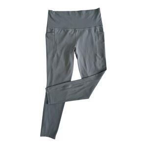 Athleta  Salutation Stash 7/8 Tights Workout Training  Gray Size Small